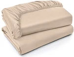 Utopia Bedding Twin Fitted Sheets - Bulk Of (pack 2), Beige. Fixed Price $34.82.