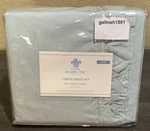 Simply Shabby Chic Rachel Ashwell Ruffled 4-PIECE Queen Sheet Set Sage Green. Fixed Price $49.99.