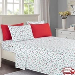 Soft Microfiber Bed Sheet Set Durable Wrinkle Resistant All Season Comfort New. Fixed Price $42.00.