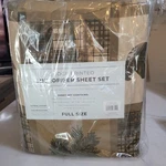 Great Bay Home 4-PIECE Lodge Printed Ultra-soft Microfiber Full Sheet Set. Fixed Price $30.00.