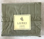 Ralph Lauren Twin Flat Sheet Vtg Solid Bayleaf Green 100% Cotton 300 Tc New!. Fixed Price $27.48.