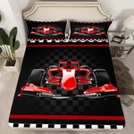 3D Formula Car Bed Home Decor Extreme Sports Sets Deep Pocket,red Str.... Fixed Price $38.65.