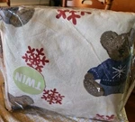 Christmas Winter Teddy Bears Snowflakes Twin Flannel Sheet Set 3 Piece - New. Fixed Price $42.95.