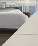 Sferra Giotto F/ Queen Flat Sheet Bone Beige 590 Tc Cotton Sateen Made Italy New. Fixed Price $219.90.