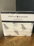 New Tommy Hilfiger Dogs Labrador Full Sheet Set Pink Scarf 4PC. Fixed Price $89.00.