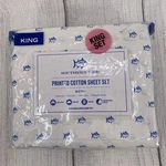 Southern Tide Skipjack Sheet Set King White Blue 100% Cotton Percale Coastal. Fixed Price $99.99.