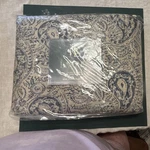 Htf Ralph Lauren Landing Paisley Queen Flat Sheet Blue Beige 100% Cotton. Fixed Price $96.18.
