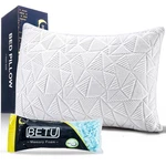 Cooling Pillow Queen Size, Shredded Memory Foam For Hot Sleepers, Adju.... Fixed Price $35.03.