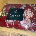 Lauren Ralph Marseilles Floral Red Twin Size Flat Sheet Vintage 1990S New. Fixed Price $49.00.