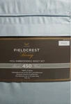 Brand New Fieldcrest Full Size 450TC Egyptian Cotton Sheet Set Teal Blue. Fixed Price $59.95.