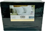 Highland Park 1000TC California King Pima Cotton 6PC Black Sheet Set. Fixed Price $80.00.
