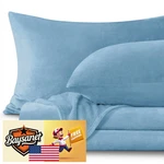 Bedelite Queen Flannel Fleece Sheet Set 4PC Extra Plush Super Soft Forever Blue. Fixed Price $59.98.