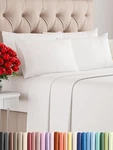 Cgk Unlimited 6 Piece Sheet Set Hotel Luxury King Antique White. Fixed Price $34.29.