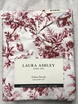 Laura Ashley King Sheet Set Garden Floral Red 4PC Cotton Cottage Farmhouse New. Fixed Price $69.99.