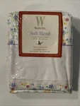 New Vintage Wamsutta Soft Blend Twin Flat Sheet Delray 250 Thread Cotton/poly. Fixed Price $23.99.