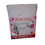 Brand New Sanrio Hello Kitty Twin Size Bed Sheet Set (3-PIECE). Fixed Price $16.46.