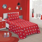 Hello Kitty Classic Girl Red Twin Sheet 3 Piece Set. Fixed Price $22.99.