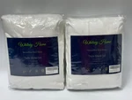 Lot 2 Whitney Home 3PCS Microfiber Twin Size Sheet Set White. Fixed Price $29.66.