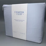 Charter Club -sleep Luxe -800 Thread Count Cotton Sheet Set Blue-king. Fixed Price $111.00.