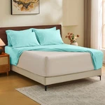 Linen Sheets California King 100% French Pure Flax Breathable Light Blue 18-24. Fixed Price $259.99.