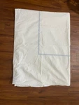 Restoration Hardware Italian Hotel Satin Stitch Twin White & Light Blue. Fixed Price $104.50.
