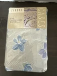 Caress Pillowcases Two King Sweet Violets Percale Usa Made 20X40 1990'S. Fixed Price $17.00.