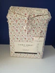New 4PC Laura Ashley King Sheet Set Cottage Petite Floral Evie Maroon Pink Green. Fixed Price $60.00.