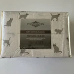 Pointehaven 180GSM/5.3OZ Flannel Twin Size Sheet Set 100% Cotton Deep Pocket Cat. Fixed Price $43.80.