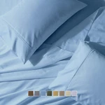 Wrinkle Free Bed Sheet Sets 650 Thread Count Solid Cotton-blend Deep Pocket. Fixed Price $65.99.