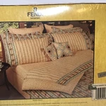 Vtg New Fendi Twin Bed Fitted & Flat Sheet *marmo Romano Pattern* Designer. Fixed Price $30.00.