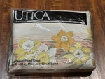 Vintage Utica J.p. Stevens Gazebo Floral No Iron Percale Queen Fitted Sheet New. Fixed Price $45.00.