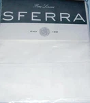 Sferra Corto Celeste White Standard Pillowcases Cotton Percale 406TC Italy New. Fixed Price $115.00.