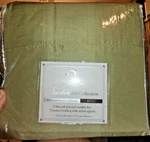 New! Clara Clark King Sheet Set 820 Collection No-iron Oversized Olive. Fixed Price $19.99.
