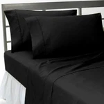 Hotel Quality Sheet Set,duvet 800 Tc 100%COTTON Twin,queen,full,king Black Solid. Fixed Price $50.80.