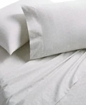 Martha Stewart Collection Holiday Printed 3 Pc. Twin Sheet Set, Snow White. Fixed Price $24.90.