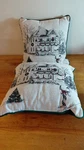 Christmas Pillows. Victorian Winter Snow Tapestry. Set Of 2. Fixed Price $29.99.