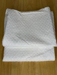 Kate Spade New York Pillow Case Sham X2 White Textured Quilted Cotton Bedding. Fixed Price $21.24.