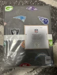 New Pottery Barn Teen Bright Logo Sheet Set Nfl Football Full Size. Fixed Price $99.99.