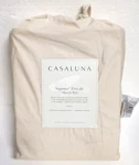 Casaluna Full Size Washed Supima Percale Sheet Set - Natural. Fixed Price $55.99.
