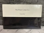 New Vintage Calvin Klein Khaki Collection Mahogany Twin Flat Sheet 200 Thread. Fixed Price $19.95.