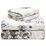 Celeste Home 190 Gsm Twin, Winterland Sheet Set- Warm & Cozy 100% Cotton Fl.... Fixed Price $44.63.