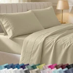 California Design Sheet Set - Soft Queen, 26 Beige (golden Tone). Fixed Price $90.59.