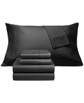 Fairfield Square Collection H1671 Black Brookline 1400 Tc Pc. Sheet Set King. Fixed Price $172.50.