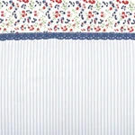 Pioneer Woman Blue Stripe Full Bed Cotton Set, 300 Thread Count. Fixed Price $48.88.