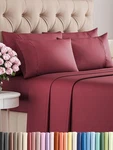 Full Sheets Set 6 Piece - Includes 4 Pillowcases Bed Size Sof.... Fixed Price $55.69.