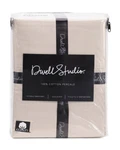 Dwell Studio 4 Pc Queen Sheet Set Natural Tan Beige Cotton Percale Cool Crisp. Fixed Price $67.77.