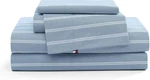 Tommy Hilfiger - King Sheets, Crisp & Cool Cotton Percale Bedding With Match. Fixed Price $88.99.