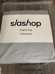 Slashop Pillow Case Set Gravity Grey King/cal Pet Hair Resistant. Fixed Price $35.99.