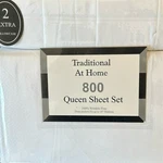 Traditional At Home 6PC Queen Sheet Set White As Snow Embossed Maze Key. Fixed Price $50.00.