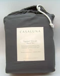 Casaluna Supima Percale Sheet Set Full Size Dark Gray 250 Thread Count 2020. Fixed Price $31.95.